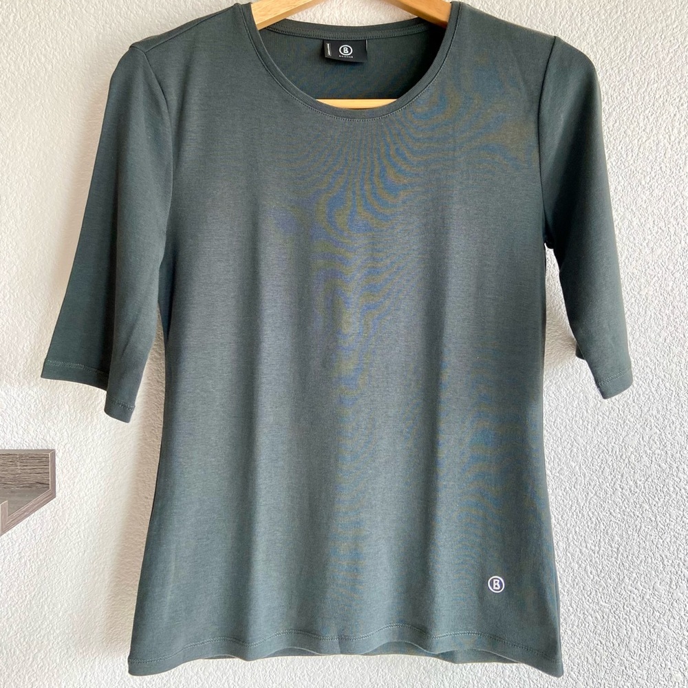 Bogner women’s gray half sleeve round neck t-shirt